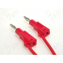 2117-100-RT; Test lead; 60VDC; 36A; 4mm banana plug-4mm banana plug; Len: 1m; ELECTRO-PJP