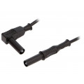 2357-IEC-200-SW; Test lead; 36A; Len: 2m; black; Cond.cross sec: 2.5mm2; ELECTRO-PJP