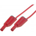 2615-IEC-200-RT; Test lead; 25A; 4mm banana plug-4mm banana plug; Len: 2m; red; ELECTRO-PJP