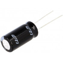 PJ2C470MNN1020; Capacitor: electrolytic; THT; 47uF; 160VDC; Ø10x20mm; Pitch: 5mm; Elite