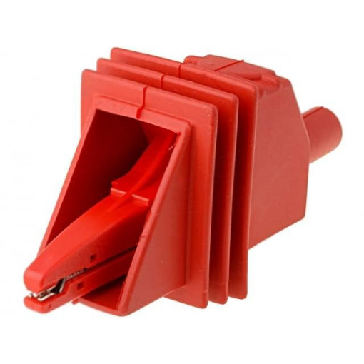 5450-HT-RT; Crocodile clip; 20A; red; Grip capac: max.25mm; Socket size: 4mm; ELECTRO-PJP 5450-HT-RT; Crocodile clip; 20A; red; Grip capac: max.25mm; Socket size: 4mm; ELECTRO-PJP