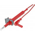 PJ5949-120-R; Test lead; 20A; 4mm angled banana plug-test probe; Len: 1.2m; red; ELECTRO-PJP