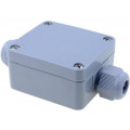 38101200; Enclosure: junction box; X: 58mm; Y: 64mm; Z: 34mm; polyamide; IP65; BOPLA 38101200; Enclosure: junction box; X: 58mm; Y: 64mm; Z: 34mm; polyamide; IP65; BOPLA