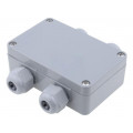 38102400; Enclosure: junction box; X: 64mm; Y: 98mm; Z: 34mm; polyamide; IP65; BOPLA 38102400; Enclosure: junction box; X: 64mm; Y: 98mm; Z: 34mm; polyamide; IP65; BOPLA