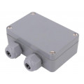 38102700; Enclosure: junction box; X: 64mm; Y: 98mm; Z: 34mm; polyamide; IP65; BOPLA 38102700; Enclosure: junction box; X: 64mm; Y: 98mm; Z: 34mm; polyamide; IP65; BOPLA