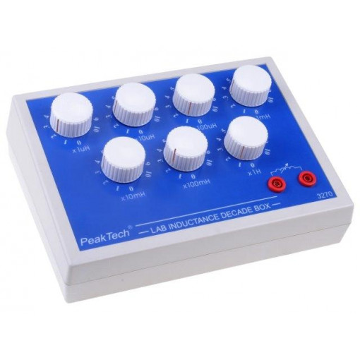 P3270; Decade box: inductance; 1u÷11,111H; Number of ranges: 7; PEAKTECH P3270; Decade box: inductance; 1u÷11,111H; Number of ranges: 7; PEAKTECH
