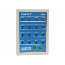 P3290; Decade box: inductance; 10u÷111,1mH; Number of ranges: 4; PEAKTECH