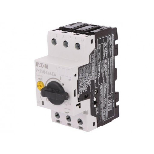 PKZM0-0,63-EA; Motor breaker; 0.12kW; 220÷690VAC; DIN; Short circ.release: 8.8A; EATON ELECTRIC