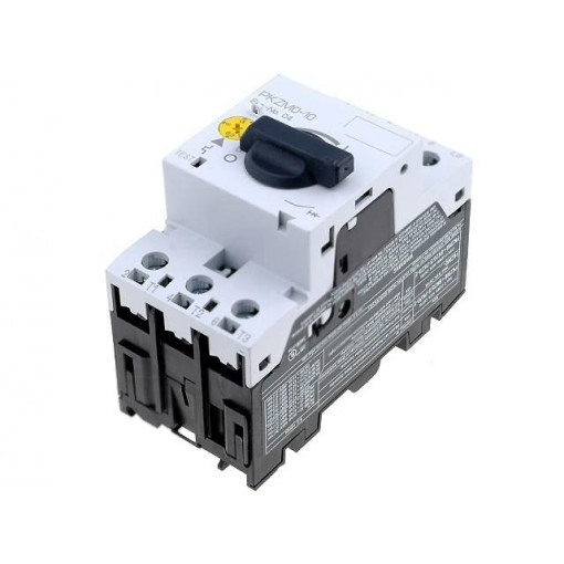 PKZM0-10; Motor breaker; 4kW; 220÷690VAC; DIN; Overcurrent release: 6.3÷10A; EATON ELECTRIC