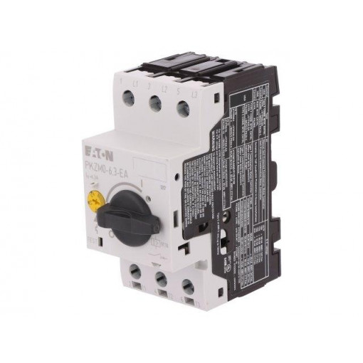 PKZM0-6,3-EA; Motor breaker; 2.2kW; 220÷690VAC; DIN; Short circ.release: 88A; EATON ELECTRIC