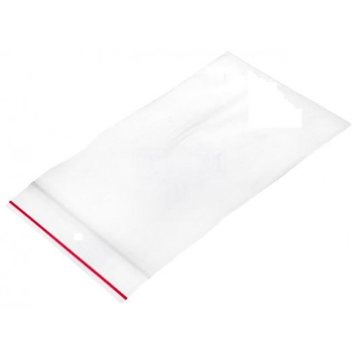 ; Self-seal bag; L: 150mm; Width: 100mm; Thick: 45um; polyetylene; 