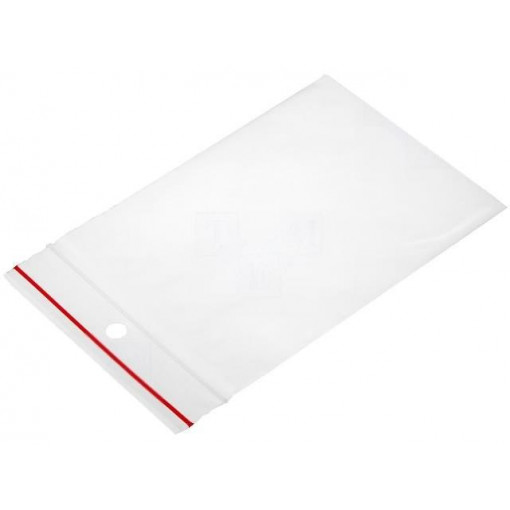 ; Self-seal bag; L: 100mm; Width: 70mm; Thick: 45um; polyetylene; 