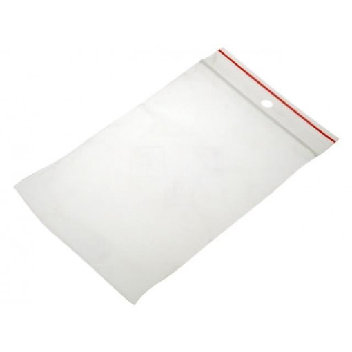 ; Self-seal bag; L: 120mm; Width: 80mm; Thick: 45um; polyetylene; 