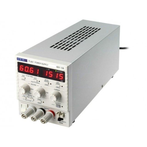 ; Power supply: laboratory; Channels: 1; 0÷60VDC; 0÷1.5A; Plug: EU,UK; AIM-TTI ; Power supply: laboratory; Channels: 1; 0÷60VDC; 0÷1.5A; Plug: EU,UK; AIM-TTI