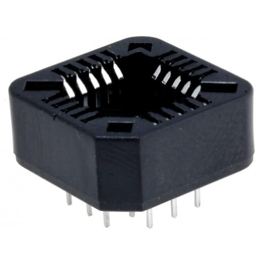 PLCC 20; Socket: PLCC; PIN: 20; phosphor bronze; tinned; 1A; THT; NINIGI