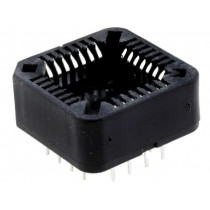 PLCC 28; Socket: PLCC; PIN: 28; phosphor bronze; tinned; 1A; THT; NINIGI
