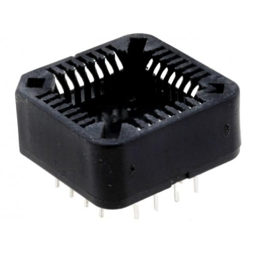 PLCC 28; Socket: PLCC; PIN: 28; phosphor bronze; tinned; 1A; THT; NINIGI