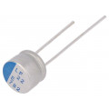 PLF1E220MCL7; Capacitor: polymer; 22uF; 25VDC; ESR: 50mΩ; PLF; THT; ±20%; -55÷105°C; NICHICON