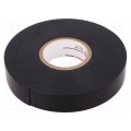 L969 PLYVOLT, 19MMX9,1M; Tape: electrical insulating; W: 19mm; L: 9.1m; Thk: 0.8mm; black; PLYMOUTH