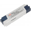 PLM-12-1050; Power supply: switched-mode; LED; 12.6W; 7÷12VDC; 1050mA; IP30; MEAN WELL