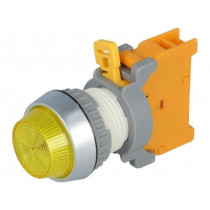 PLN22A Y W/0 LAMP; Control lamp; 22mm; PLN22; -20÷60°C; Illumin: BA9S,filament lamp; AUSPICIOUS