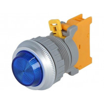 PLN30A BL W/O LAMP; Control lamp; 30mm; PLN30; -20÷60°C; Illumin: BA9S,filament lamp; AUSPICIOUS