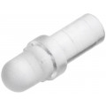 PLP1-250; Fibre for LED; round; Ø3mm; Front: convex; straight; BIVAR PLP1-250; Fibre for LED; round; Ø3mm; Front: convex; straight; BIVAR