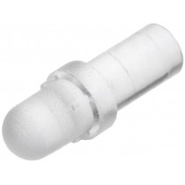 PLP1-250; Fibre for LED; round; Ø3mm; Front: convex; straight; BIVAR