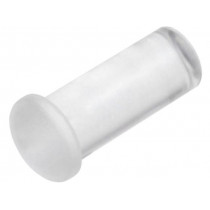 PLP5-2-375; Fibre for LED; round; Ø5mm; Front: convex; straight; BIVAR