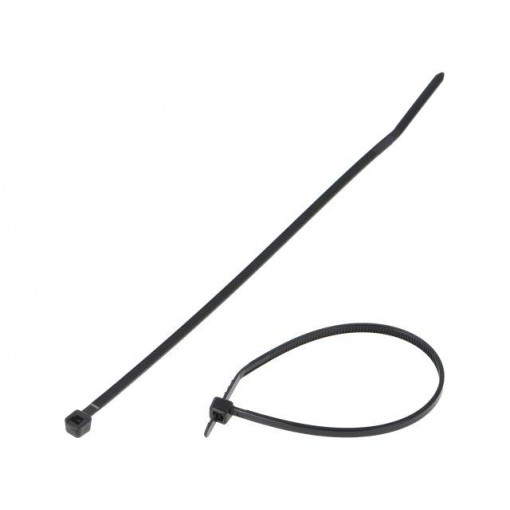 PLT1.5M-C0; Cable tie; L: 142mm; W: 2.5mm; polyamide; 80N; black; Ømax: 32mm; PANDUIT