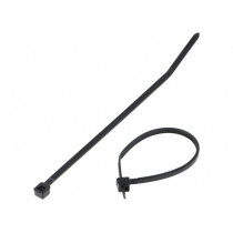 PLT1M-M0; Cable tie; L: 99mm; W: 2.5mm; polyamide; 80N; black; Ømax: 22mm; PANDUIT