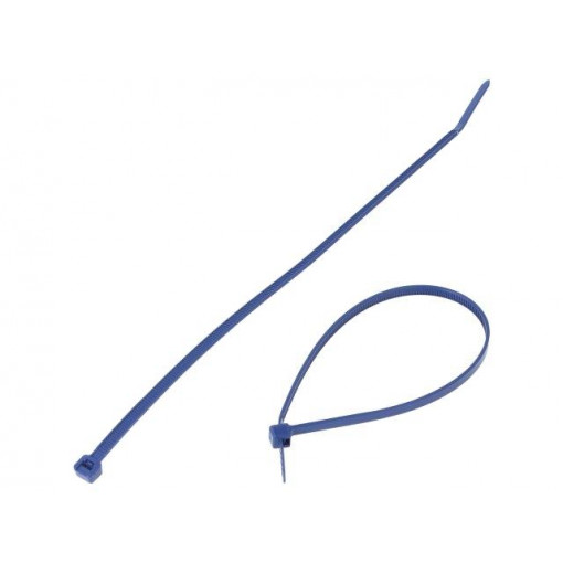 PLT2I-C186; Cable tie; with metal; L: 203mm; W: 3.4mm; polypropylene; 80N; blue; PANDUIT