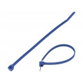 PLT2S-C186; Cable tie; with metal; L: 186mm; W: 4.8mm; polypropylene; 133N; blue; PANDUIT