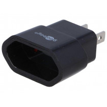 45344; Adapter; Out: EU; Colour: black; Input: JAPAN,USA; Goobay
