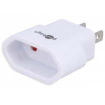 45345; Adapter; Out: EU; Colour: white; Input: JAPAN,USA; Goobay
