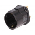 45352; Adapter; Out: EU; Plug: with earthing; Colour: black; Input: UK; Goobay