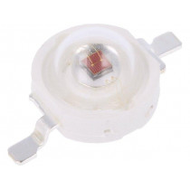 PM2E-1LRE; Power LED; red; 130°; 350mA; 613.5-631nm; Pmax: 1W; 51.7÷58.9lm; ProLight Opto