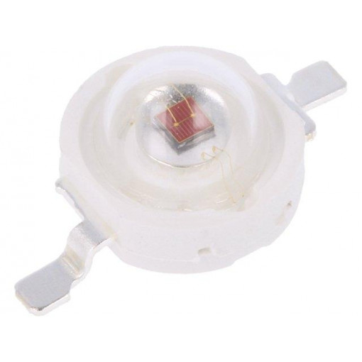 PM2E-1LRE; Power LED; red; 130°; 350mA; 613.5-631nm; Pmax: 1W; 51.7÷58.9lm; ProLight Opto