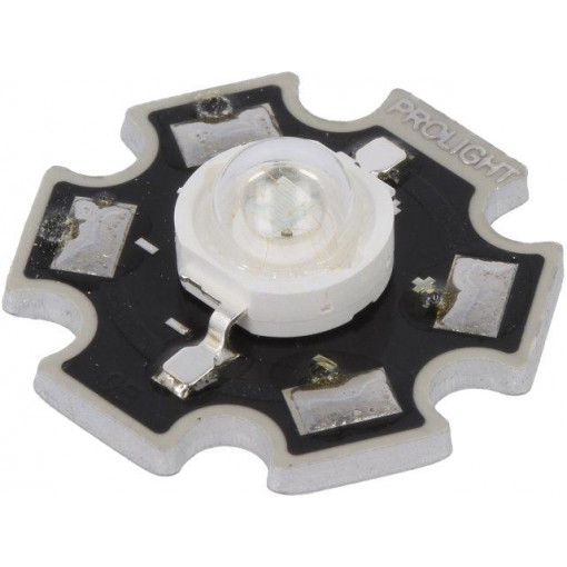 PM2E-3LBS-SD; Power LED; STAR; blue; 130°; 700mA; 455-475nm; Pmax: 3W; 39.8÷55lm; ProLight Opto