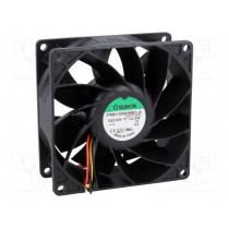 PMD1209PMB1AF; Fan: DC; axial; 12VDC; 92x92x38mm; 204.21m3/h; 57.6dBA; Out: F type; SUNON