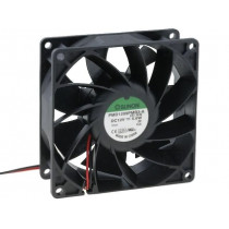 PMD1209PMB3-A(2).GN; Fan: DC; axial; 12VDC; 92x92x38mm; 155.79m3/h; 50.3dBA; Len: 300mm; SUNON