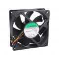 PMD2412PMB1-A(2).F.GN; Fan: DC; axial; 24VDC; 120x120x38mm; 322.8m3/h; 54dBA; ball bearing; SUNON