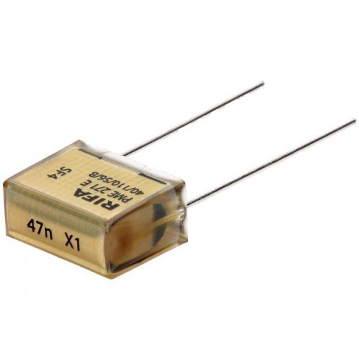 PME271M615KR30; Capacitor: paper; X2; 150nF; 275VAC; Pitch: 20.3mm; ±10%; THT; 630VDC; KEMET