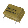 PME271YA4250MR30; Capacitor: paper; Y2; 2.5nF; 300VAC; Pitch: 10.2mm; ±20%; THT; 2kV/μs; KEMET PME271YA4250MR30; Capacitor: paper; Y2; 2.5nF; 300VAC; Pitch: 10.2mm; ±20%; THT; 2kV/μs; KEMET
