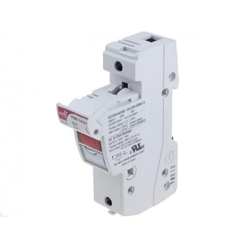 485208; Fuse holder; cylindrical fuses; 14x51mm; Mounting: DIN; 50A; IP20; DF ELECTRIC