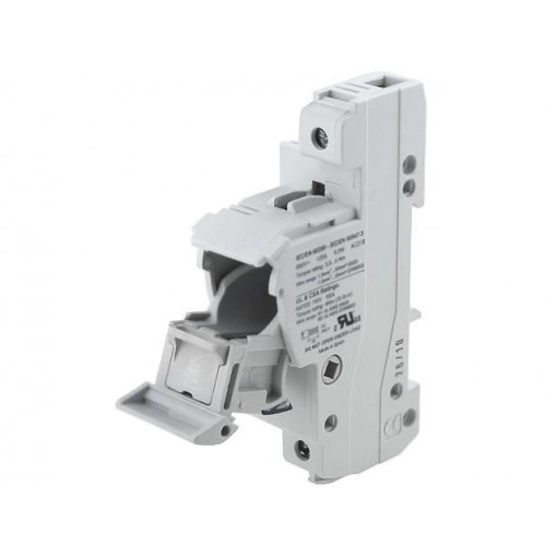 485301; Fuse holder; cylindrical fuses; 22x58mm; Mounting: DIN; 100A; IP20; DF ELECTRIC