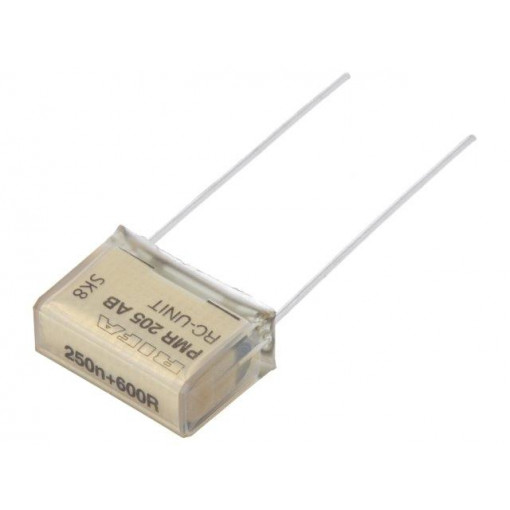 PMR205AB6250M600R30; Capacitor: paper; X2; 250nF; 125VAC; 15.2mm; ±20%; THT; 250VDC; KEMET