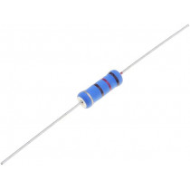 PMR03SJ0162A19; Resistor: power metal; THT; 1.6kΩ; 3W; ±5%; Ø5.5x16mm; 350ppm/°C; ROYAL OHM