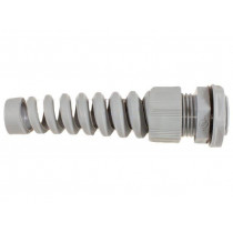 PMS12 SL080; Cable gland; with strain relief; M12; IP66,IP68; Mat: polyamide; ALPHA WIRE