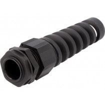 PMS20 BK080; Cable gland; with strain relief; M20; IP66,IP68; Mat: polyamide; ALPHA WIRE